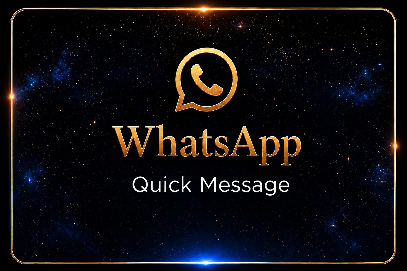 WhatsApp Hızlı Mesaj